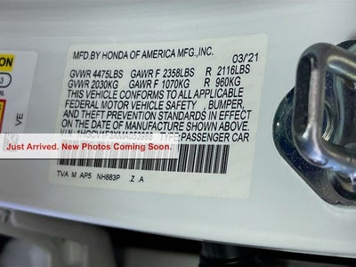 2021 Honda Accord Sport