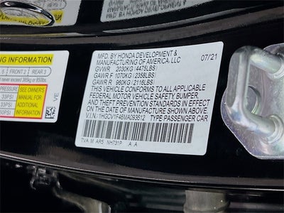 2021 Honda Accord Sport Special Edition