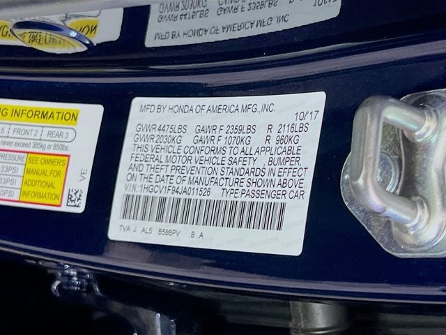 2018 Honda Accord Touring