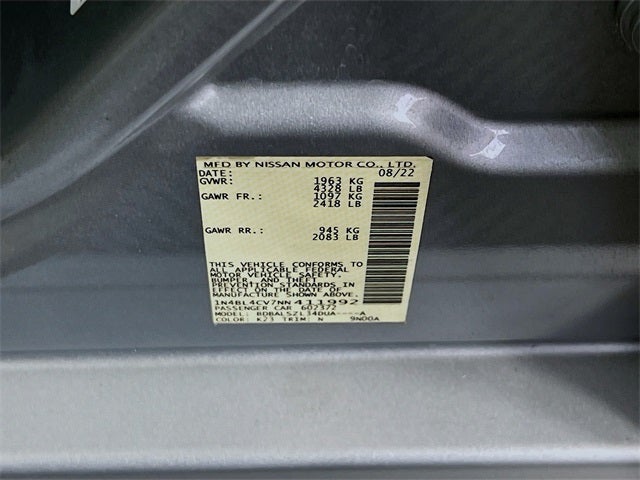 2022 Nissan Altima 2.5 SR