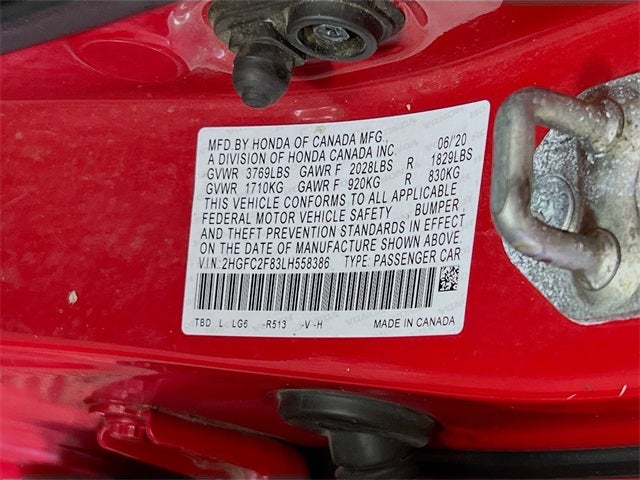 2020 Honda Civic Sport