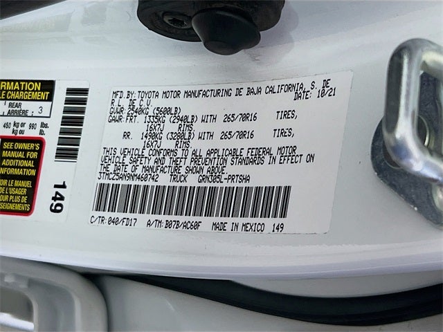 2022 Toyota Tacoma TRD Off-Road V6