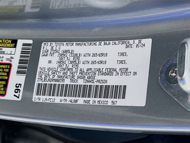 2024 Toyota Tacoma TRD Sport