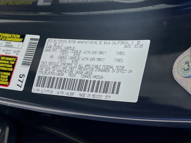 2025 Toyota Tacoma SR5