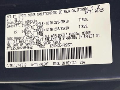 2025 Toyota Tacoma TRD Sport
