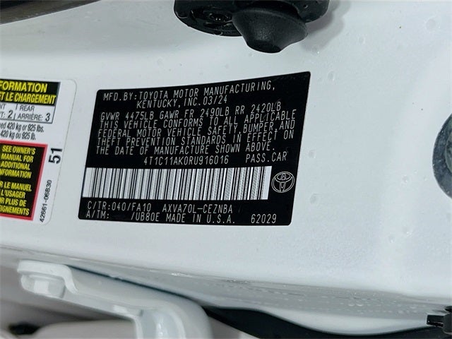 2024 Toyota Camry LE