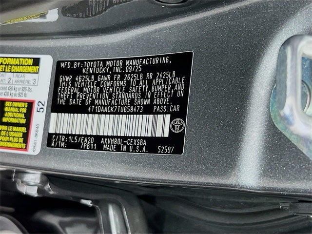 2026 Toyota Camry SE