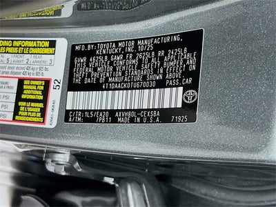 2026 Toyota Camry SE