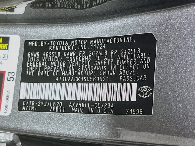 2025 Toyota Camry XSE