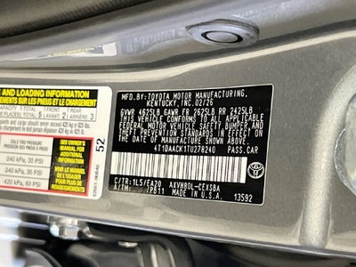 2026 Toyota Camry SE