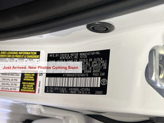 2026 Toyota Camry XSE