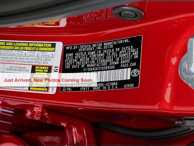 2026 Toyota Camry LE