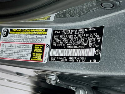 2026 Toyota Camry SE