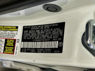 2026 Toyota Camry XSE
