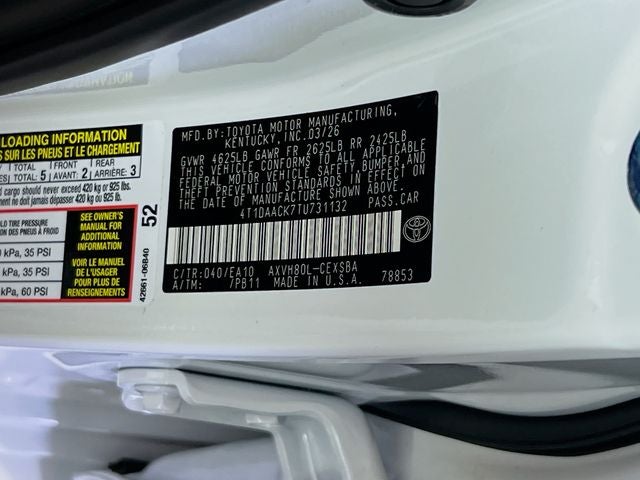 2026 Toyota Camry SE