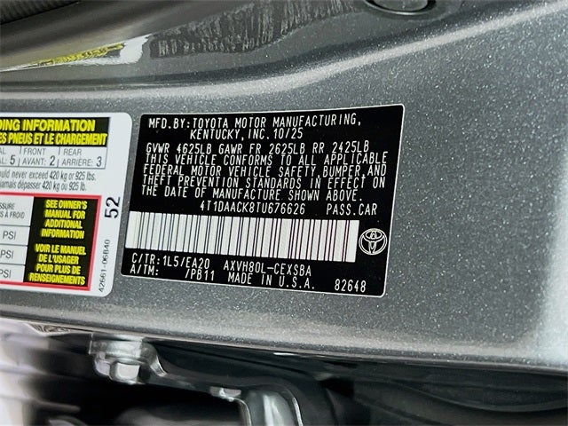 2026 Toyota Camry SE