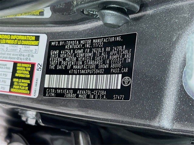 2023 Toyota Camry SE