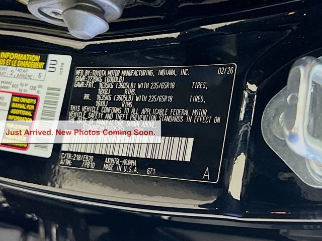 2026 Toyota Highlander Hybrid XLE