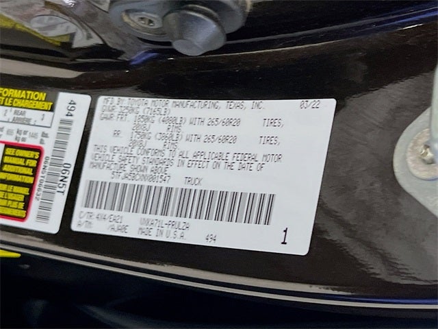 2022 Toyota Tundra Limited