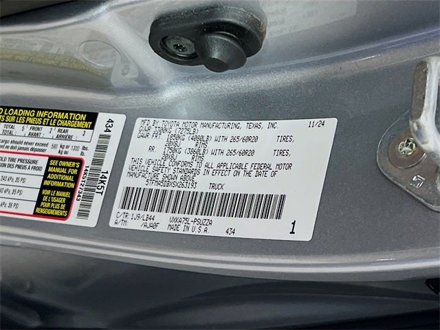 2025 Toyota Tundra 1794