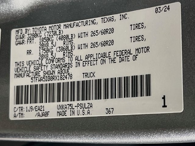 2024 Toyota Tundra Limited