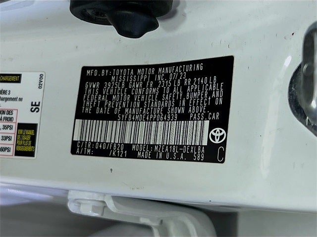 2023 Toyota Corolla LE