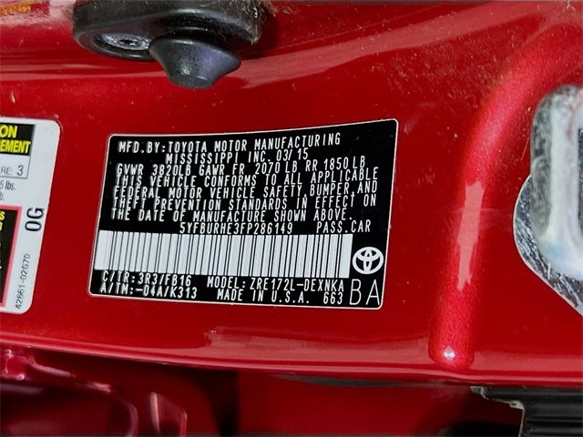 2015 Toyota Corolla LE