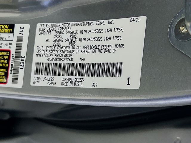 2023 Toyota Sequoia Capstone