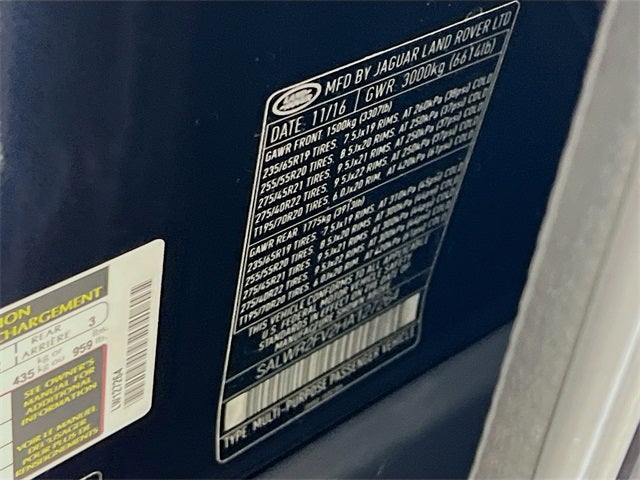 2017 Land Rover Range Rover Sport 3.0L V6 Supercharged HSE