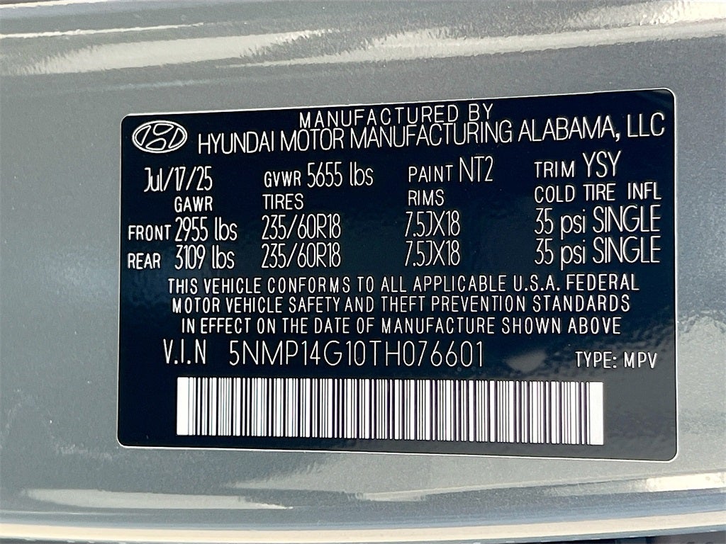 2026 Hyundai SANTA FE HYBRID SE