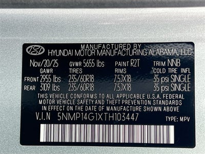 2026 Hyundai SANTA FE HYBRID SE