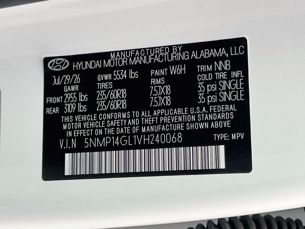 2027 Hyundai SANTA FE SE FWD