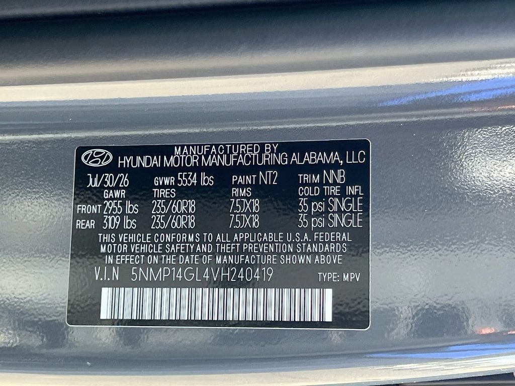 2027 Hyundai SANTA FE SE FWD