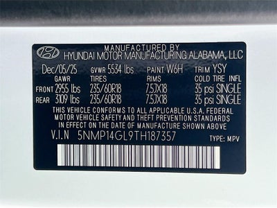 2026 Hyundai SANTA FE SE FWD