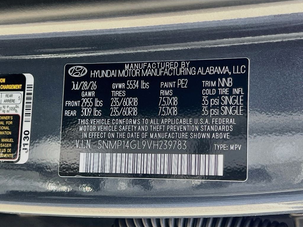 2027 Hyundai SANTA FE SE FWD