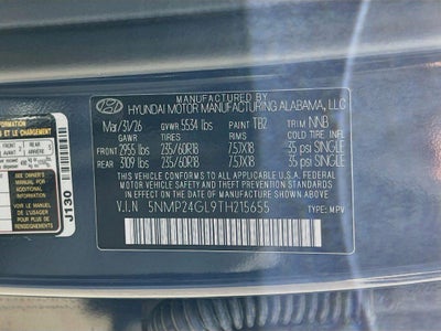 2026 Hyundai SANTA FE SEL FWD
