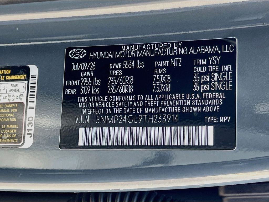 2026 Hyundai SANTA FE SEL FWD