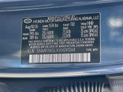 2027 Hyundai SANTA FE SEL FWD