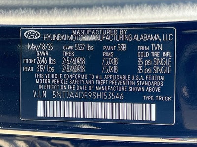 2025 Hyundai SANTA CRUZ SE FWD