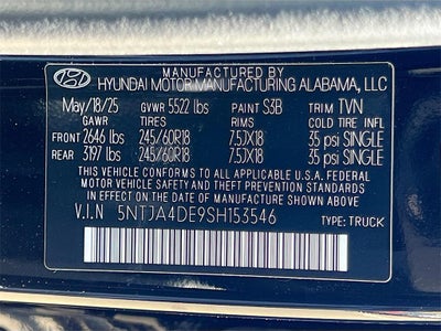 2025 Hyundai SANTA CRUZ SE FWD