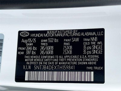 2026 Hyundai SANTA CRUZ SEL FWD