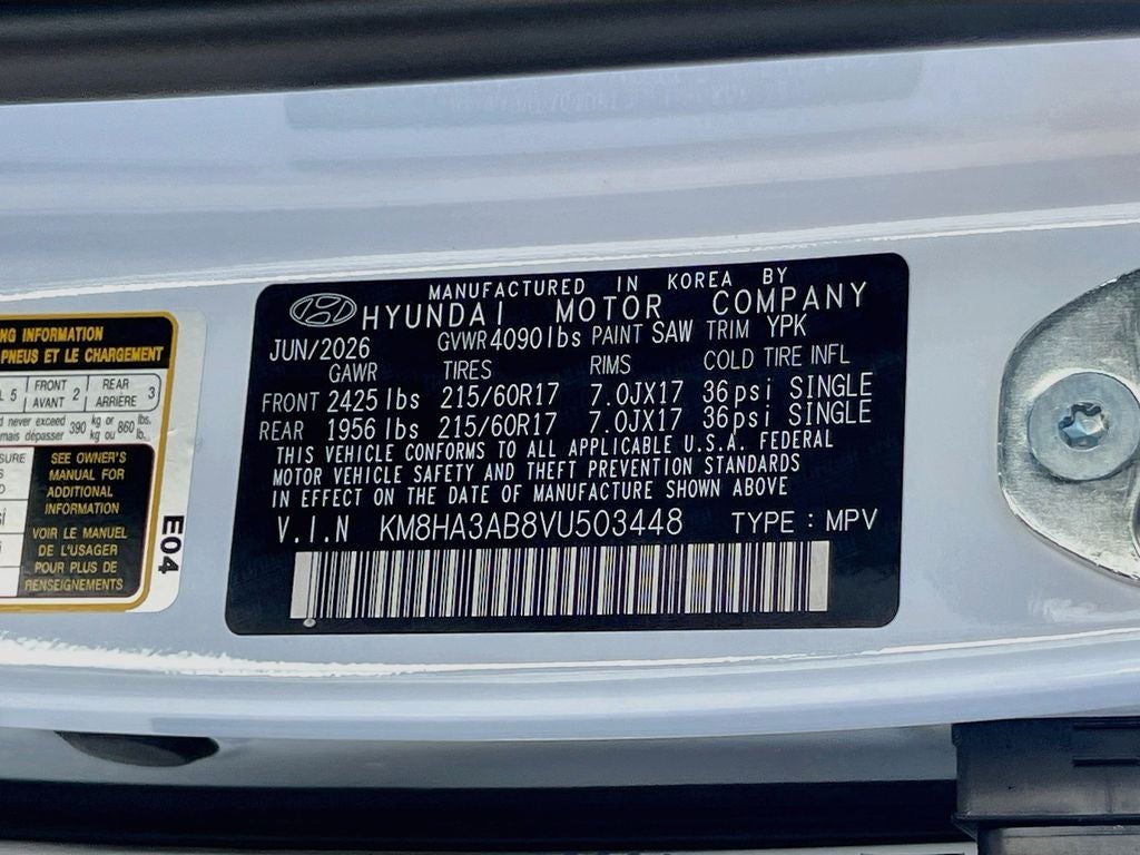 2027 Hyundai KONA SE FWD
