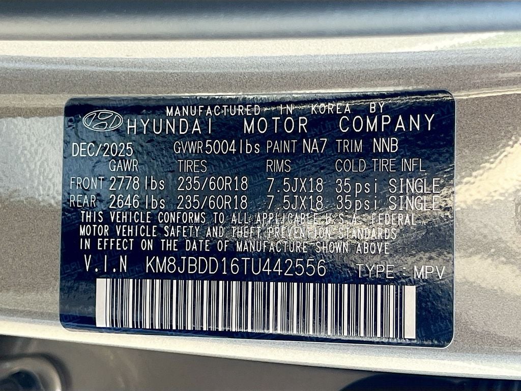 2026 Hyundai TUCSON HYBRID SEL AWD