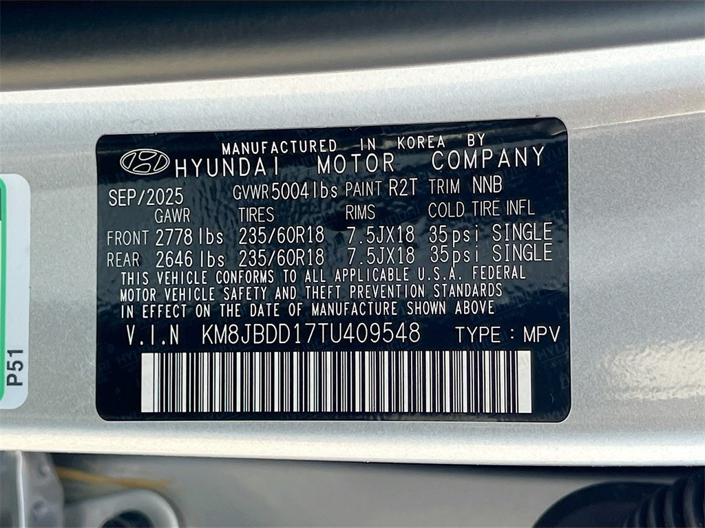 2026 Hyundai TUCSON HYBRID SEL AWD