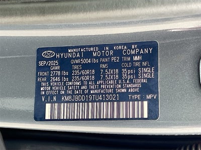 2026 Hyundai TUCSON HYBRID SEL AWD