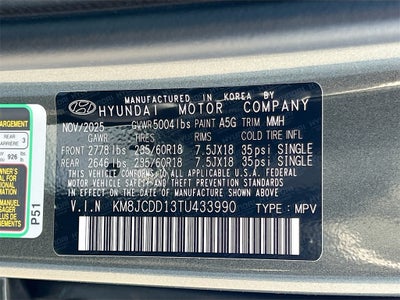 2026 Hyundai TUCSON HYBRID SEL Convenience