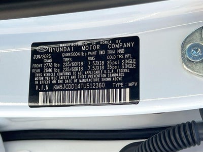 2026 Hyundai TUCSON HYBRID SEL Convenience