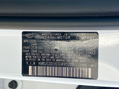 2026 Hyundai TUCSON HYBRID SEL Convenience