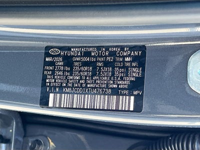 2026 Hyundai TUCSON HYBRID SEL Convenience