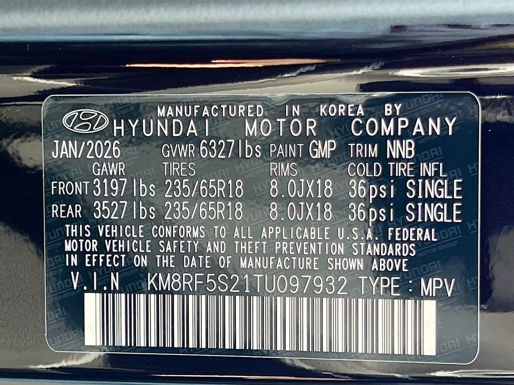 2026 Hyundai PALISADE SE FWD